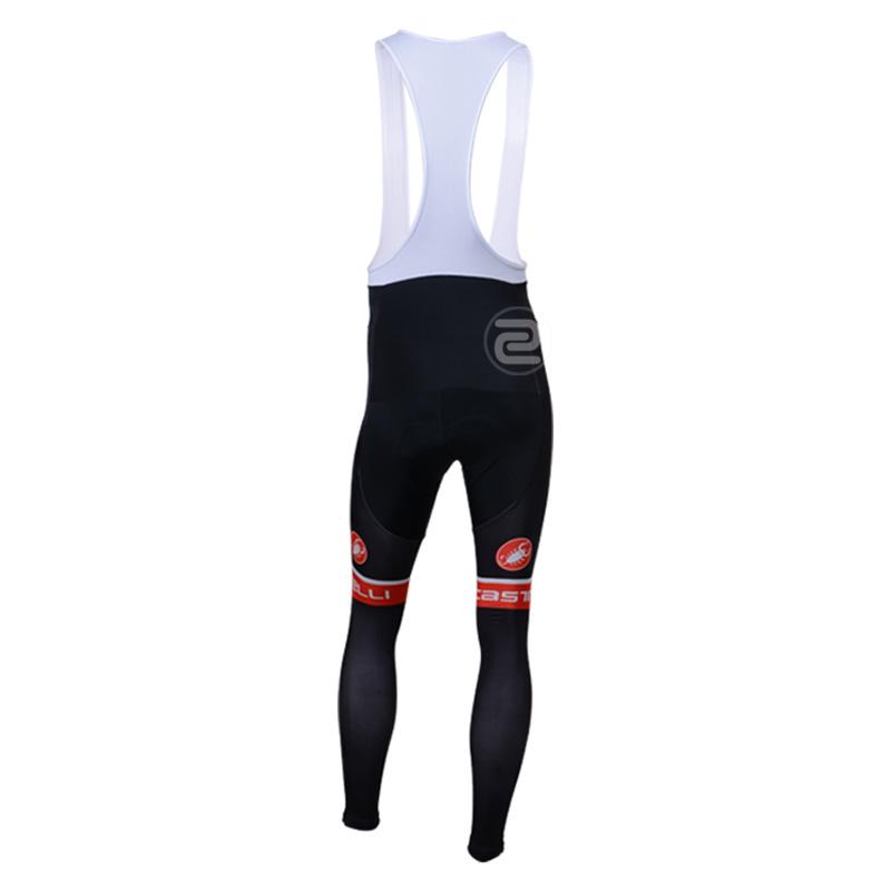 Men's long Sleeve Cycling Jersey (Bib) longs Castelli-002