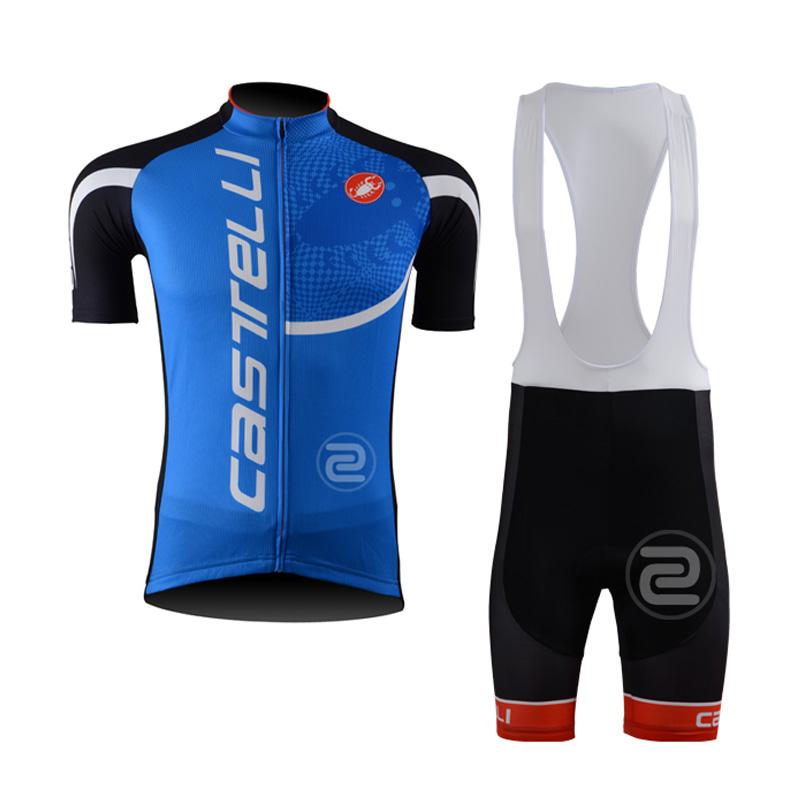Men's Short Sleeve Cycling Jersey (Bib) Shorts Castelli-003