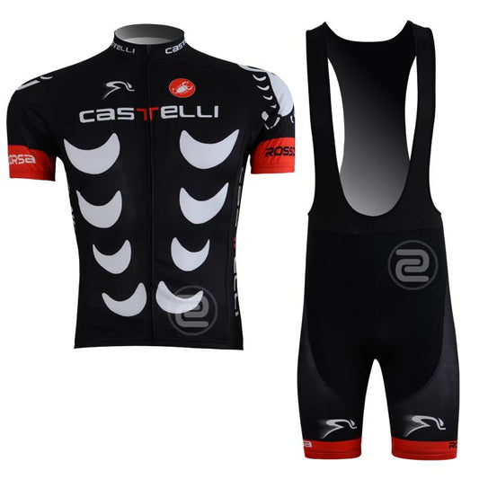 Men's Short Sleeve Cycling Jersey (Bib) Shorts Castelli-006