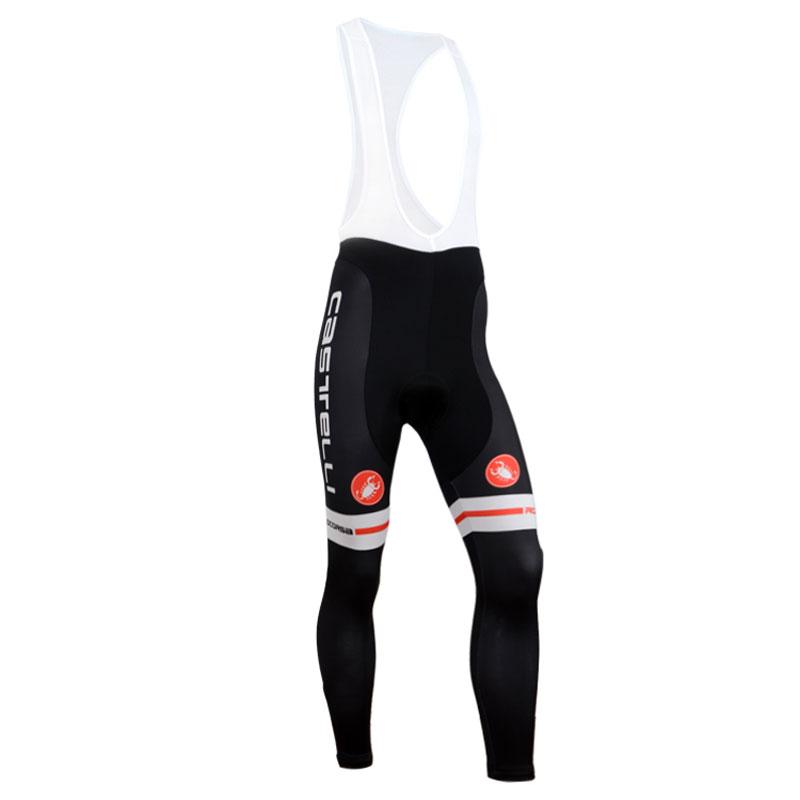 Men's long Sleeve Cycling Jersey (Bib) longs Castelli-012