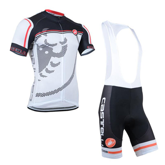 Men's Short Sleeve Cycling Jersey (Bib) Shorts Castelli-011