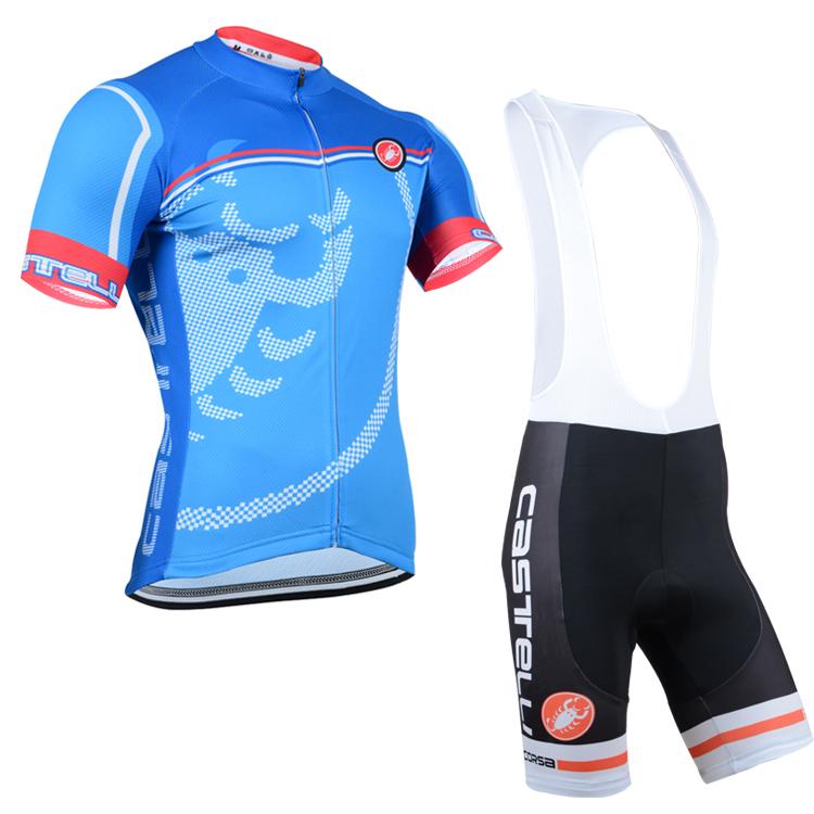Men's Short Sleeve Cycling Jersey (Bib) Shorts Castelli-012
