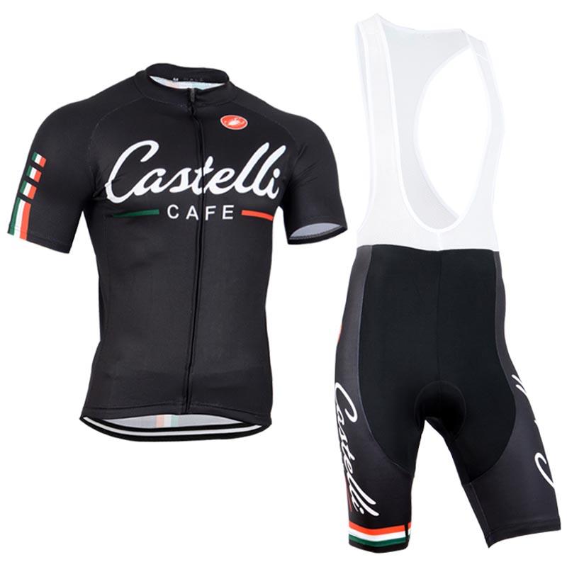 Men's Short Sleeve Cycling Jersey (Bib) Shorts Castelli-018