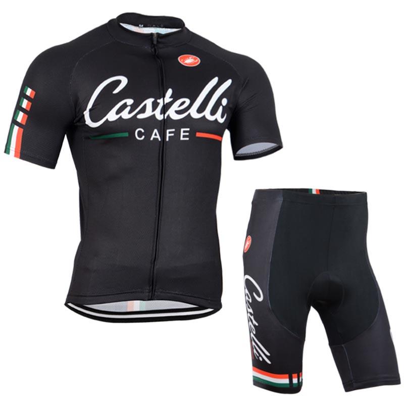 Men's Short Sleeve Cycling Jersey (Bib) Shorts Castelli-018