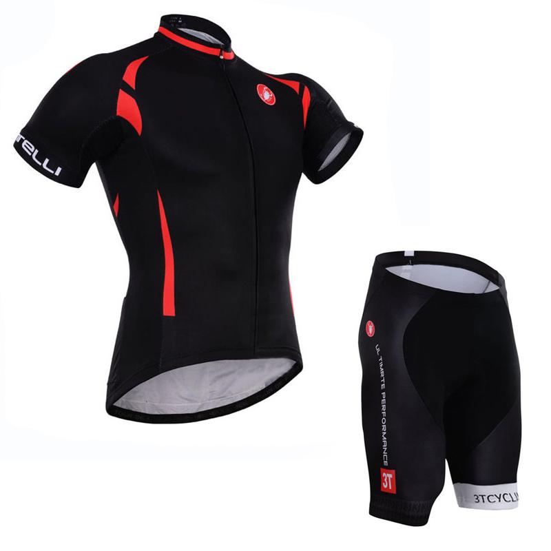 Men's Short Sleeve Cycling Jersey (Bib) Shorts Castelli-023
