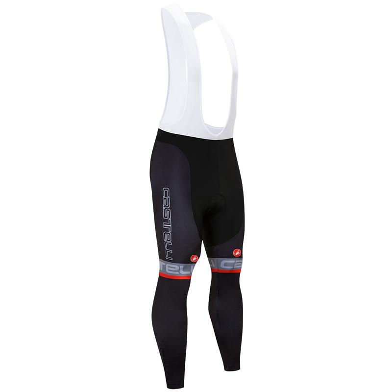 Men's long Sleeve Cycling Jersey (Bib) longs Castelli-033
