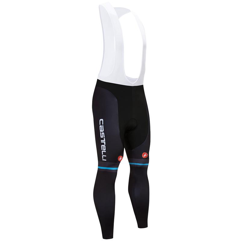 Men's long Sleeve Cycling Jersey (Bib) longs Castelli-034