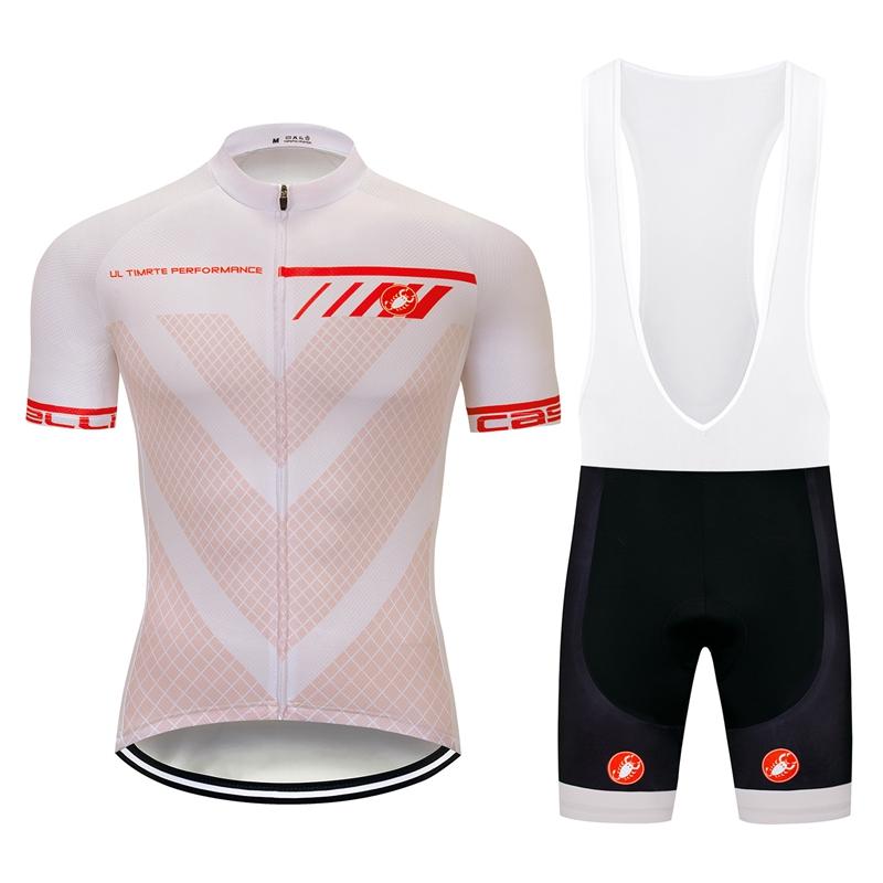 Men's Short Sleeve Cycling Jersey (Bib) Shorts Castelli-041