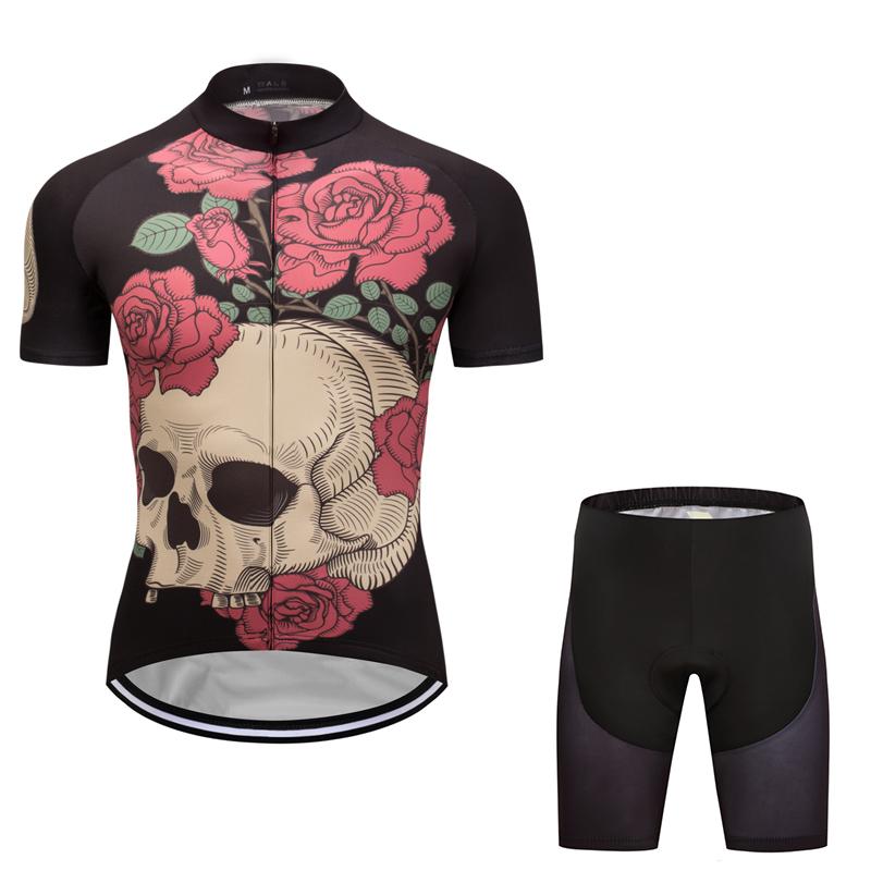 Men's Short Sleeve Cycling Jersey (Bib) Shorts DKGEMN-003