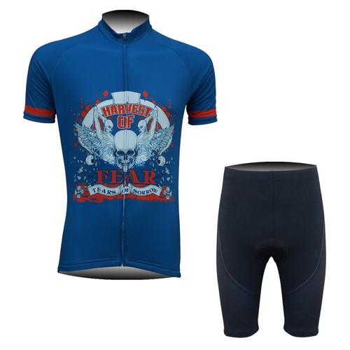 Men's Short Sleeve Cycling Jersey (Bib) Shorts DKGEMN-004