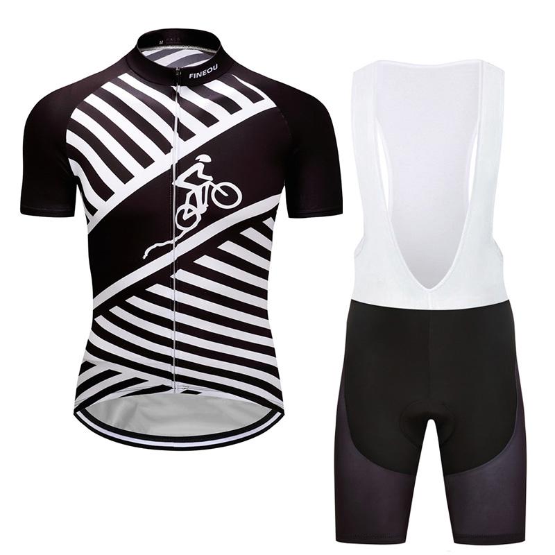 Men's Short Sleeve Cycling Jersey (Bib) Shorts DKGEMN-005