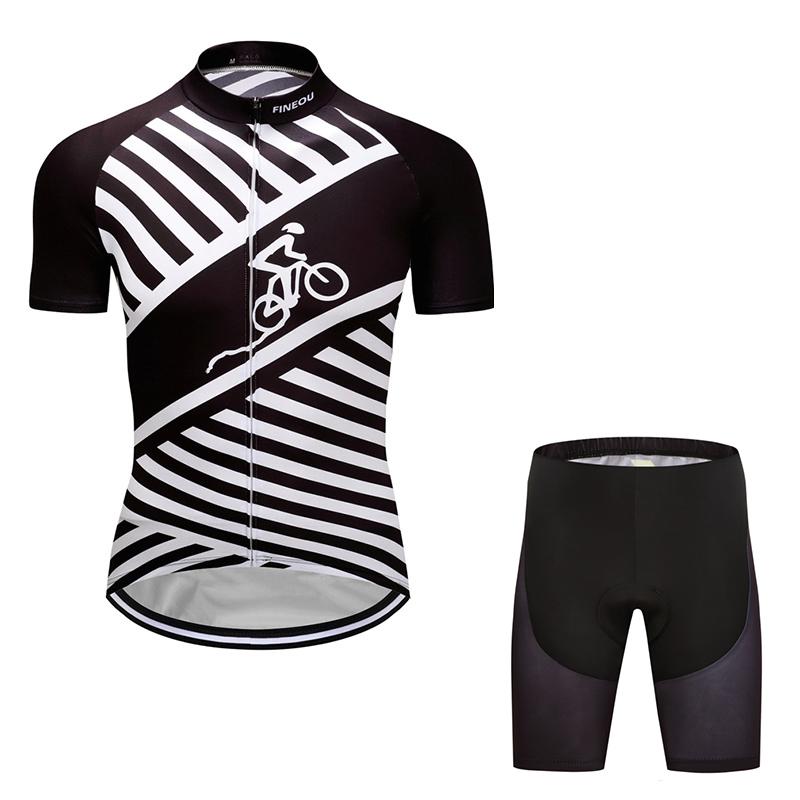 Men's Short Sleeve Cycling Jersey (Bib) Shorts DKGEMN-005