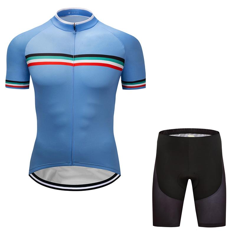 Men's Short Sleeve Cycling Jersey (Bib) Shorts DKGEMN-007