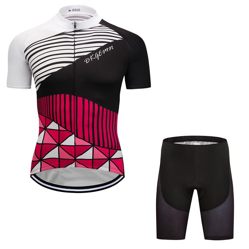 Men's Short Sleeve Cycling Jersey (Bib) Shorts DKGEMN-009