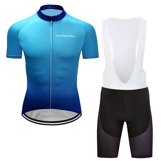Men's Short Sleeve Cycling Jersey (Bib) Shorts DKGEMN-010