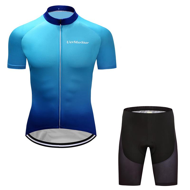 Men's Short Sleeve Cycling Jersey (Bib) Shorts DKGEMN-010