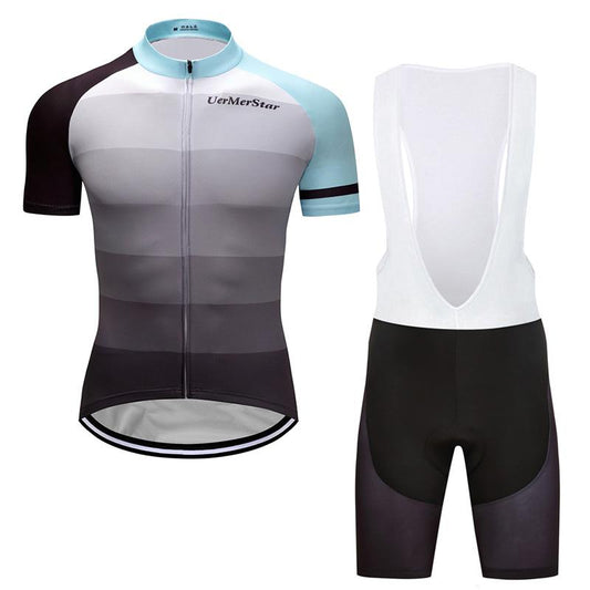 Men's Short Sleeve Cycling Jersey (Bib) Shorts DKGEMN-011