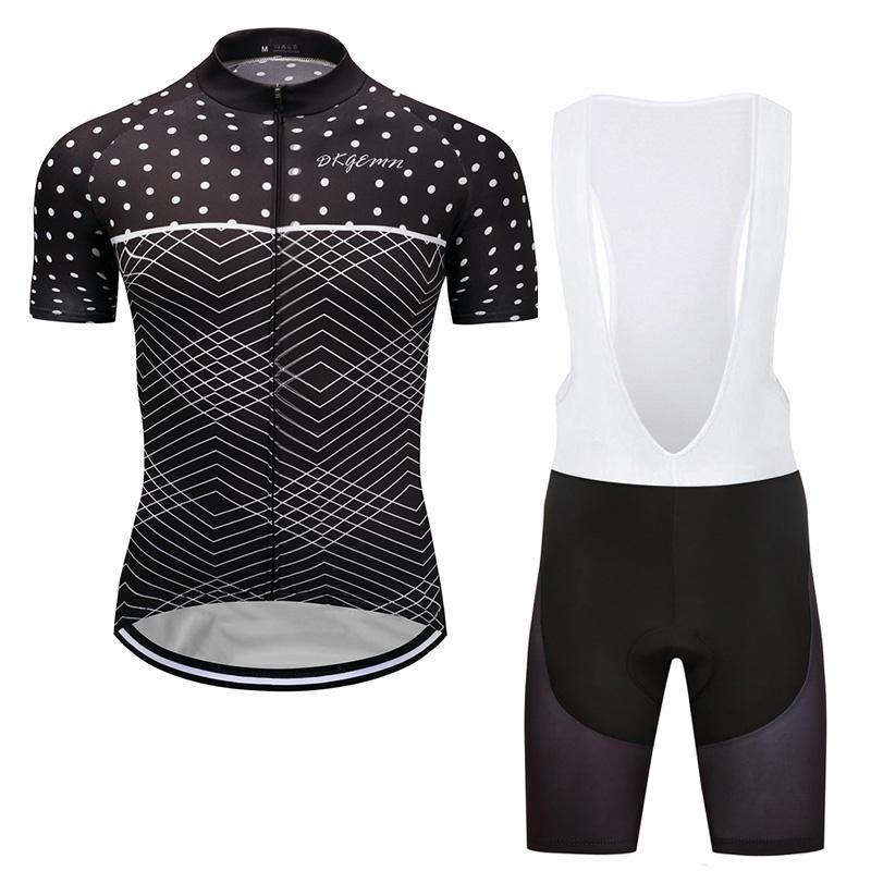 Men's Short Sleeve Cycling Jersey (Bib) Shorts DKGEMN-015
