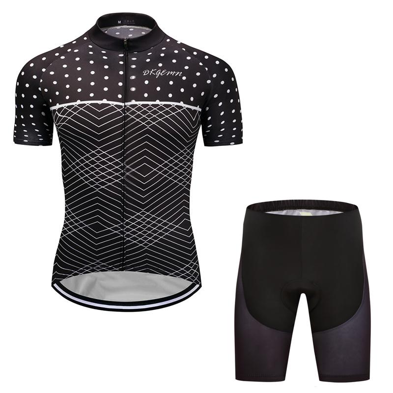 Men's Short Sleeve Cycling Jersey (Bib) Shorts DKGEMN-015