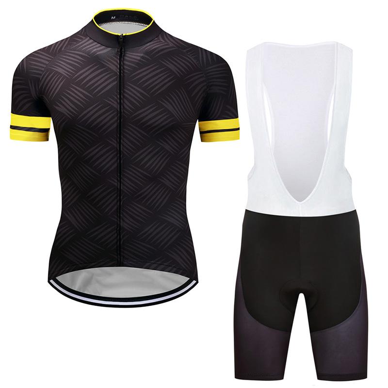 Men's Short Sleeve Cycling Jersey (Bib) Shorts DKGEMN-025