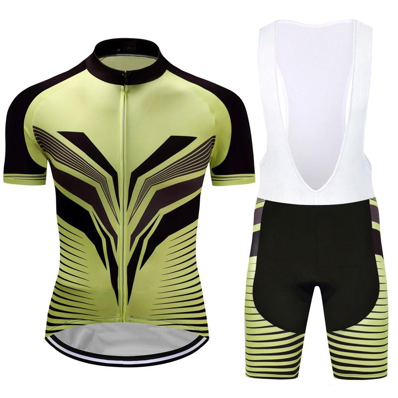 Men's Short Sleeve Cycling Jersey (Bib) Shorts DKGEMN-027
