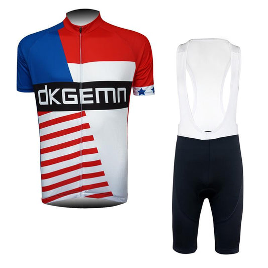 Men's Short Sleeve Cycling Jersey (Bib) Shorts DKGEMN-029