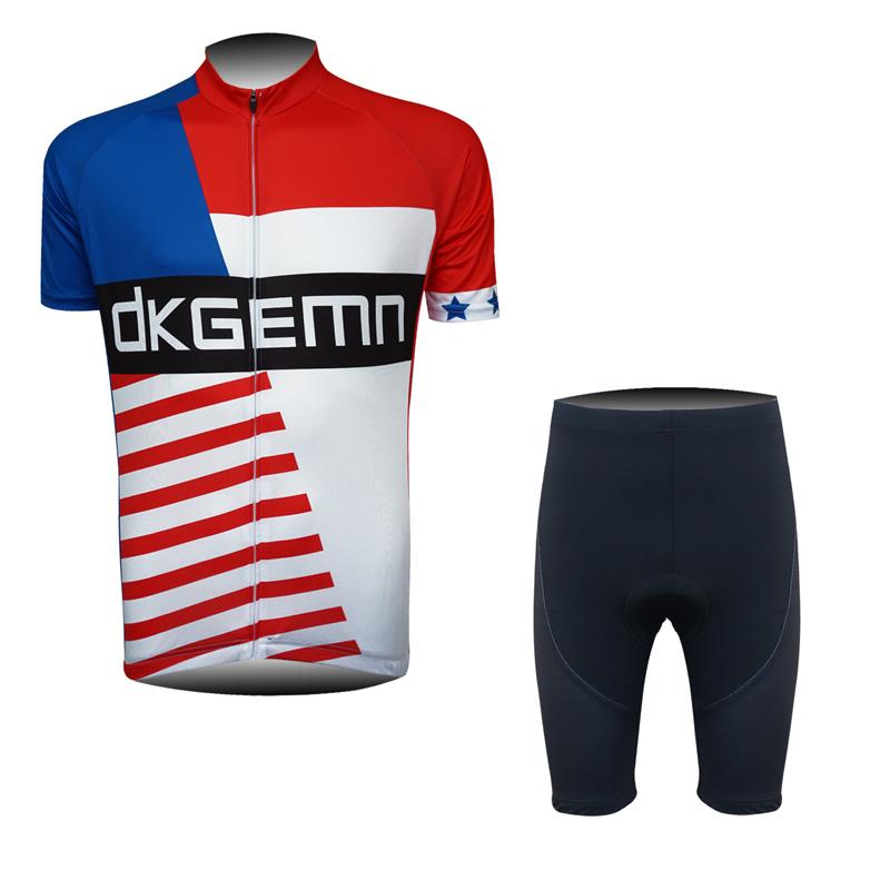 Men's Short Sleeve Cycling Jersey (Bib) Shorts DKGEMN-029