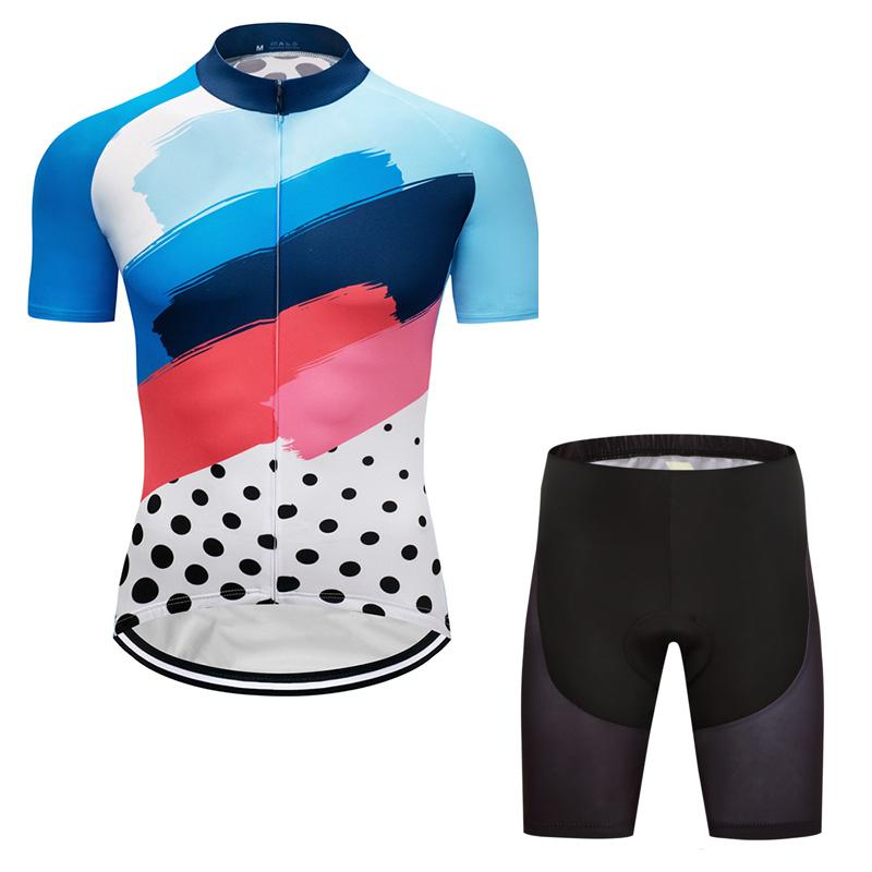 Men's Short Sleeve Cycling Jersey (Bib) Shorts DKGEMN-031