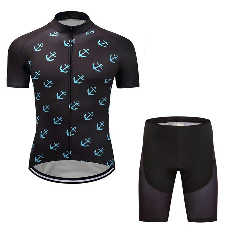 Men's Short Sleeve Cycling Jersey (Bib) Shorts DKGEMN-033