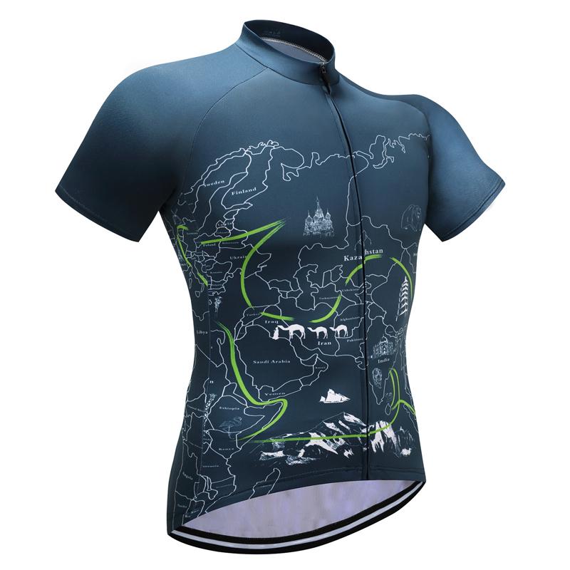 Men's Short Sleeve Cycling Jersey (Bib) Shorts DKGEMN-046