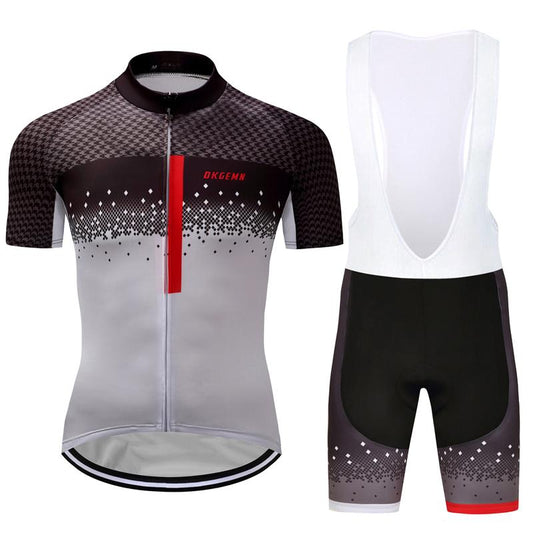 Men's Short Sleeve Cycling Jersey (Bib) Shorts DKGEMN-050