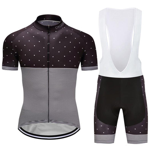 Men's Short Sleeve Cycling Jersey (Bib) Shorts DKGEMN-052