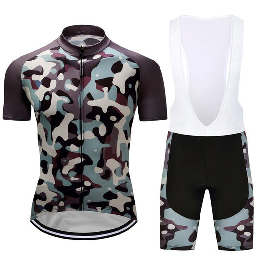 Men's Short Sleeve Cycling Jersey (Bib) Shorts DKGEMN-053