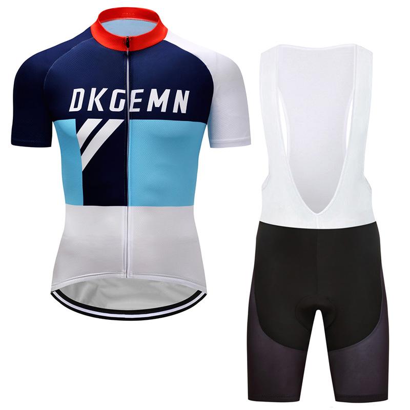 Men's Short Sleeve Cycling Jersey (Bib) Shorts DKGEMN-056