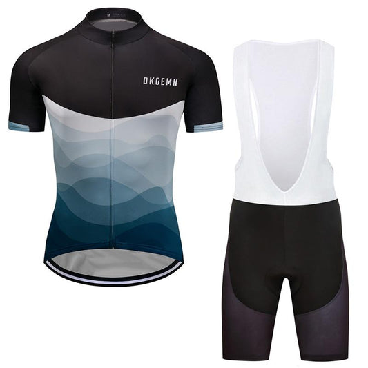 Men's Short Sleeve Cycling Jersey (Bib) Shorts DKGEMN-061