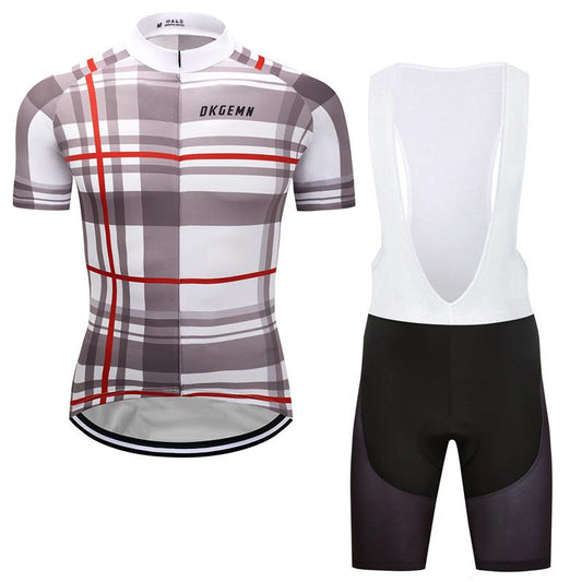 Men's Short Sleeve Cycling Jersey (Bib) Shorts DKGEMN-063
