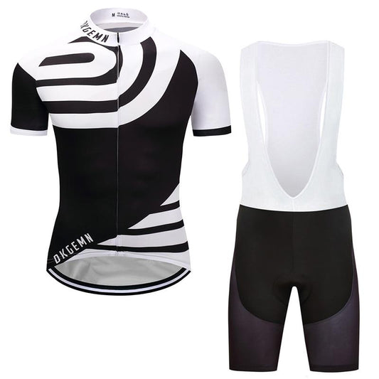 Men's Short Sleeve Cycling Jersey (Bib) Shorts DKGEMN-065