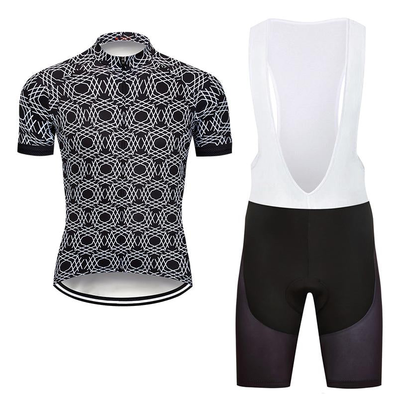 Men's Short Sleeve Cycling Jersey (Bib) Shorts DKGEMN-069