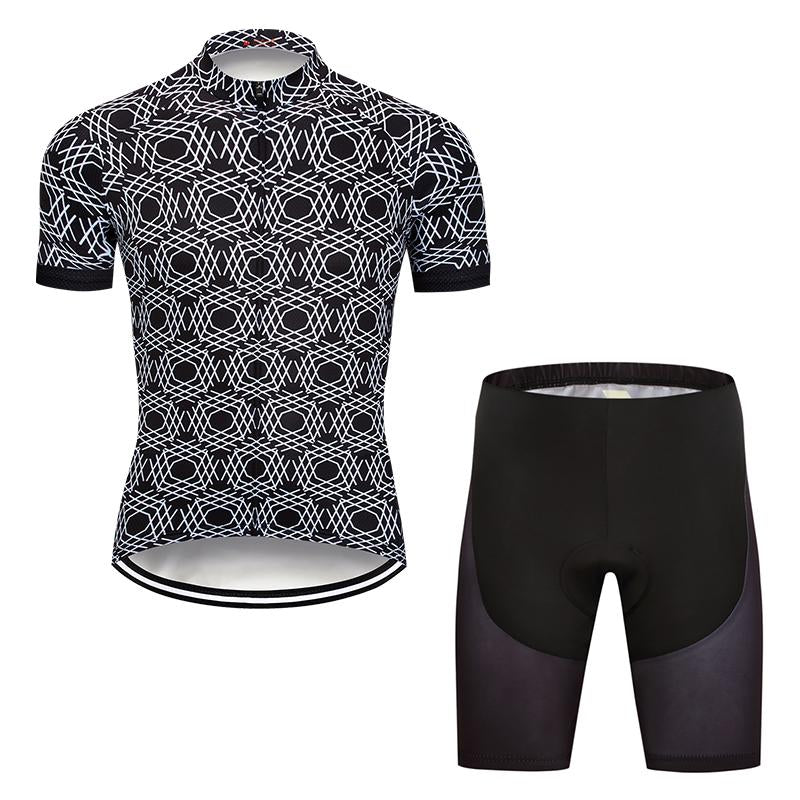 Men's Short Sleeve Cycling Jersey (Bib) Shorts DKGEMN-069