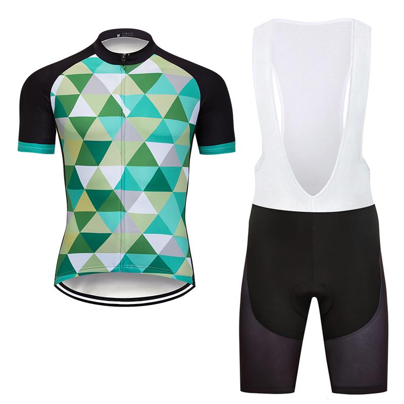 Men's Short Sleeve Cycling Jersey (Bib) Shorts DKGEMN-071