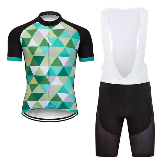 Men's Short Sleeve Cycling Jersey (Bib) Shorts DKGEMN-071