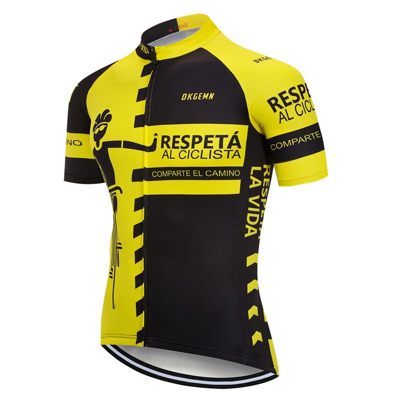 Men's Short Sleeve Cycling Jersey (Bib) Shorts DKGEMN-073