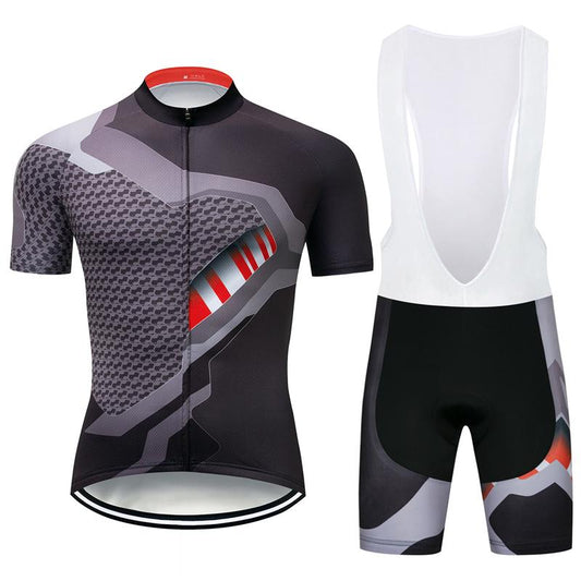 Men's Short Sleeve Cycling Jersey (Bib) Shorts DKGEMN-074