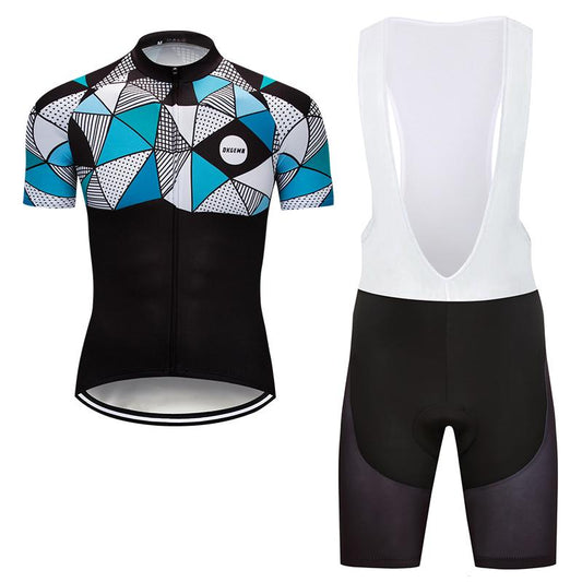 Men's Short Sleeve Cycling Jersey (Bib) Shorts DKGEMN-075