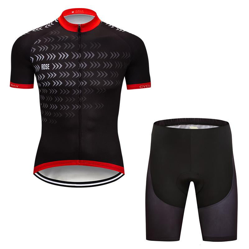 Men's Short Sleeve Cycling Jersey (Bib) Shorts DKGEMN-076