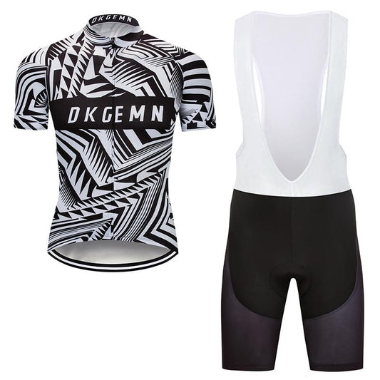 Men's Short Sleeve Cycling Jersey (Bib) Shorts DKGEMN-077