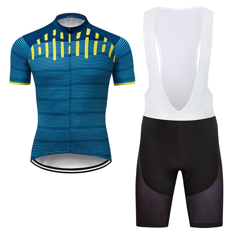 Men's Short Sleeve Cycling Jersey (Bib) Shorts DKGEMN-078
