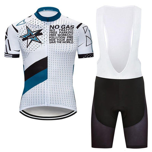 Men's Short Sleeve Cycling Jersey (Bib) Shorts DKGEMN-079