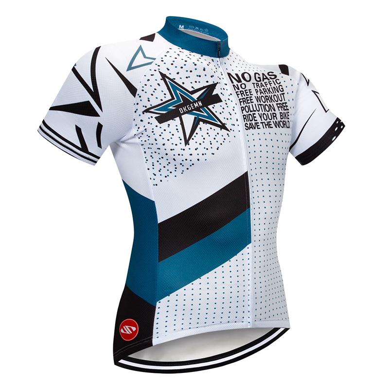 Men's Short Sleeve Cycling Jersey (Bib) Shorts DKGEMN-079