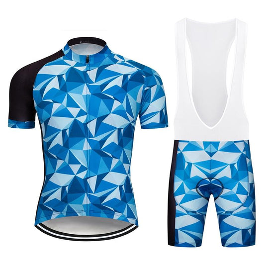 Men's Short Sleeve Cycling Jersey (Bib) Shorts DKGEMN-080